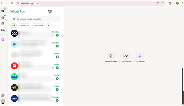 Open WhatsApp Web