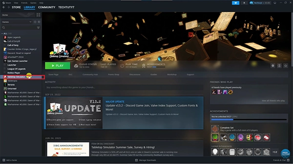 Select any game.
