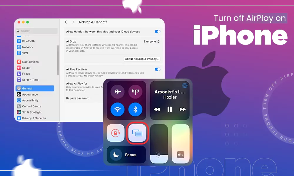 Turn off AirPlay on your iPhone