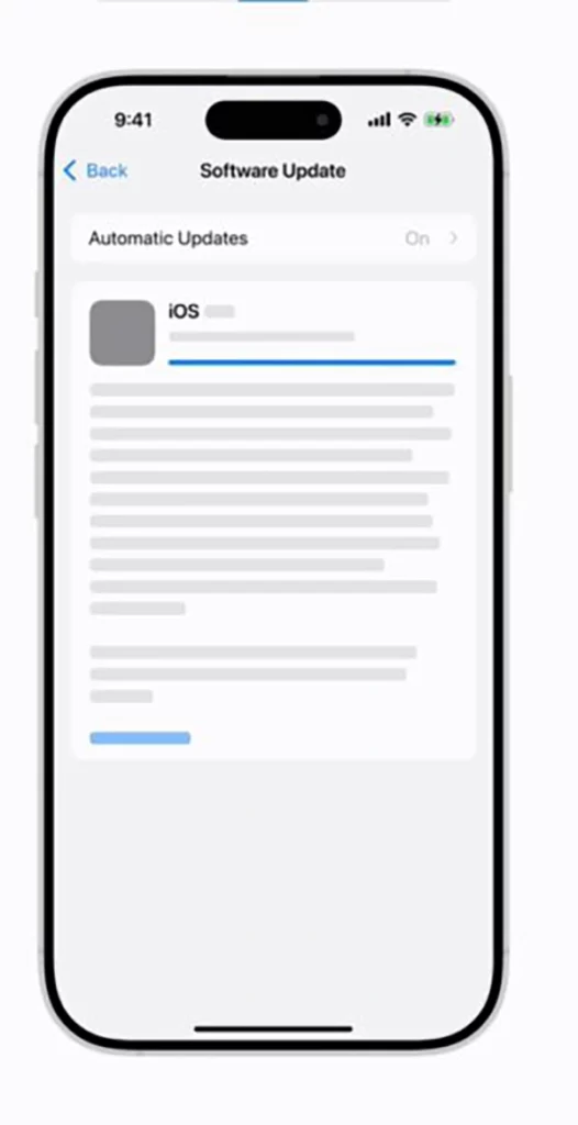 Update has started