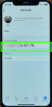 Your Number shall appear