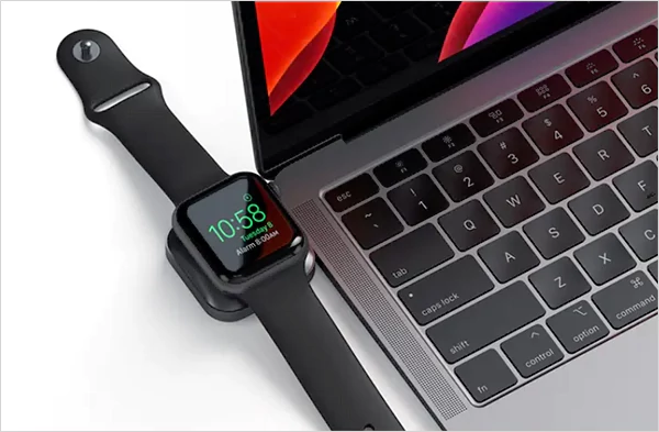 charging with the help of a laptop