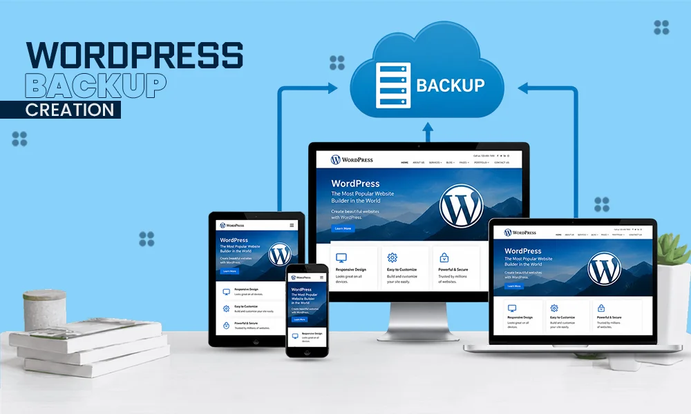 wordpress backup creation