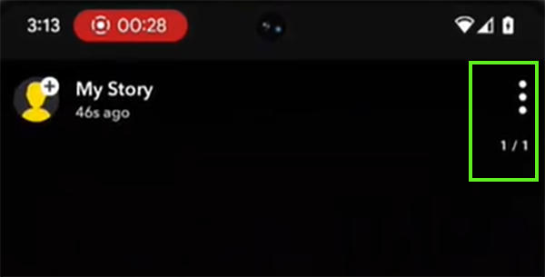 Click on the three-dot menu.&nbsp;