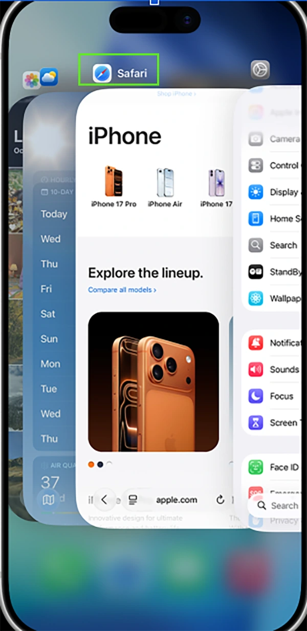 Find the crashing app
