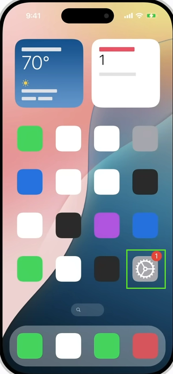 Go to Settings