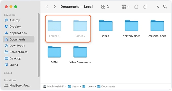 Hidden files will appear&nbsp;