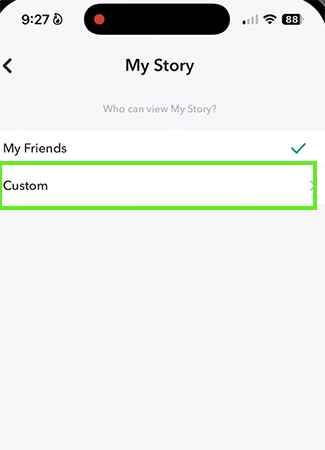 Now you can see the list of those people who watch your stories. Filter out the people you don't want.