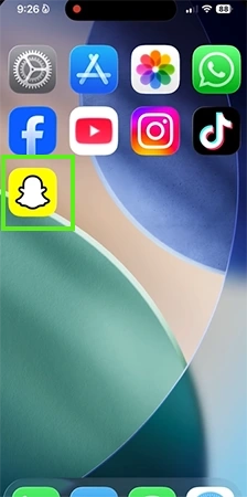 Open Snapchat and go to your account icon in the top-left corner.