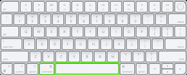 Press the keys on the keyboard