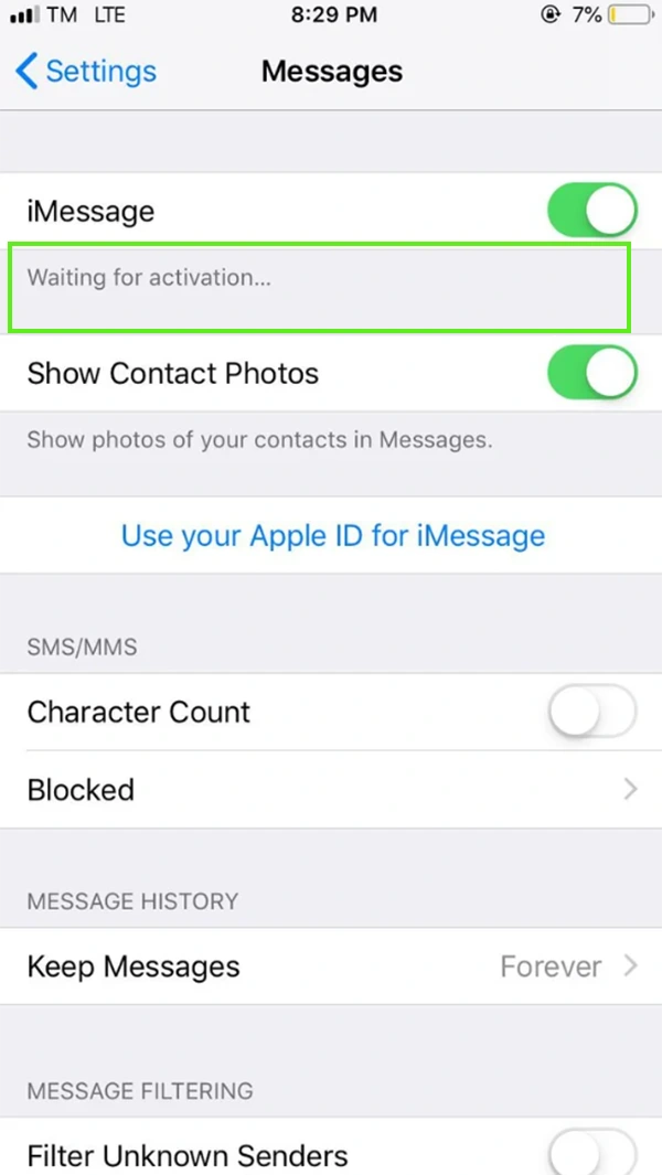 Wait for Activation&nbsp;
