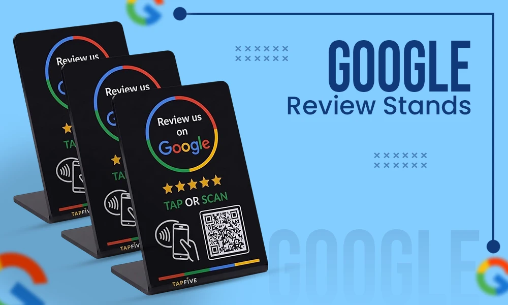 business google review stands