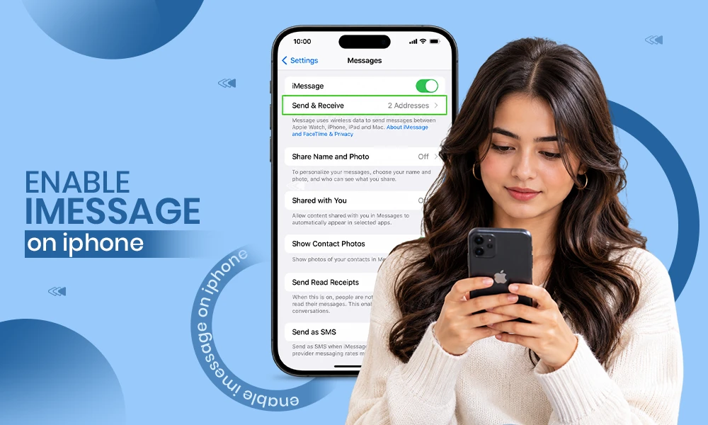 how to enable imessage on iphone
