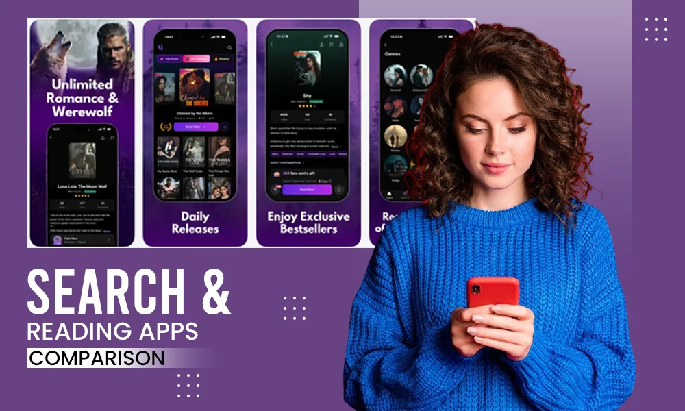online search results reading apps comparison