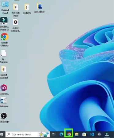 Open Chrome.