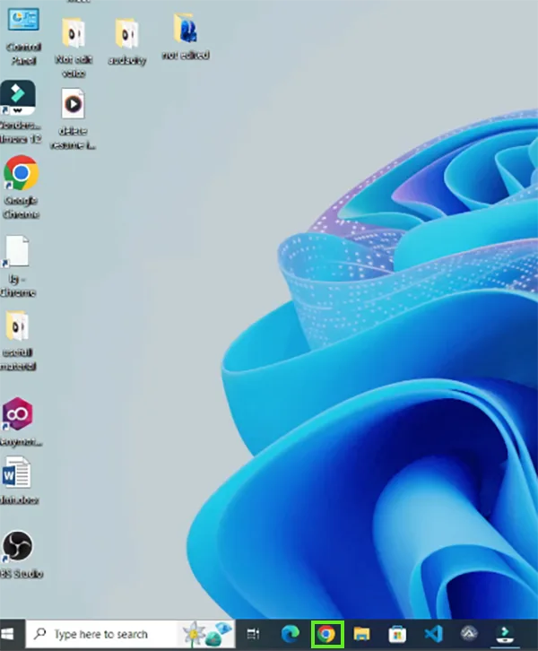 Open Chrome.