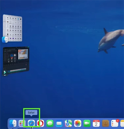 Open Safari