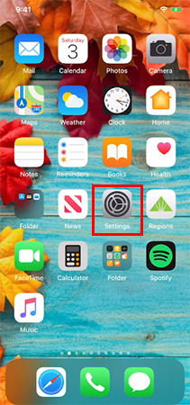 Open Settings