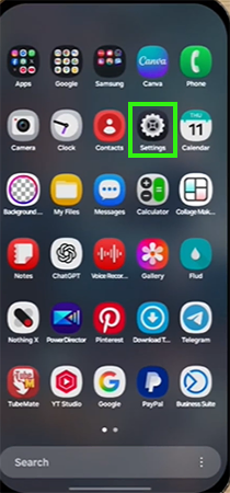 Open Settings on your device.&nbsp;