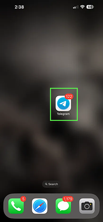 Open Telegram