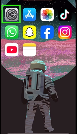 Open your Settings.