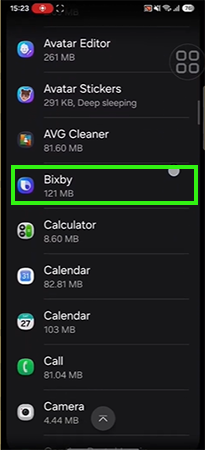 Select the app that is lagging&nbsp;