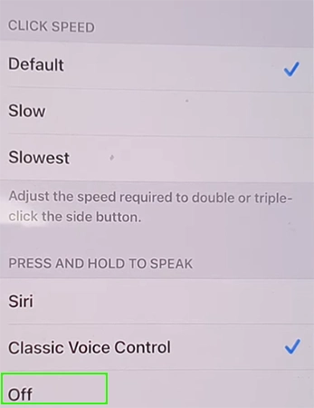 Turn it off.&nbsp;