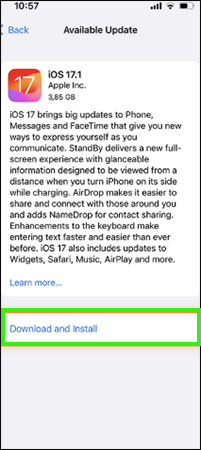Update your iPhone
