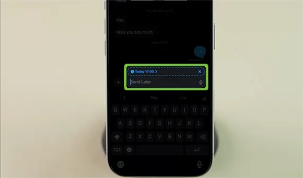 A new toggle above the message bar will appear.&nbsp;