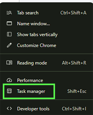 Click on Task Manager.