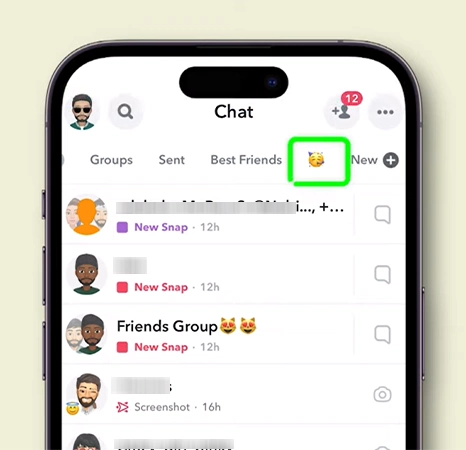 Now come back to the Chat Menu