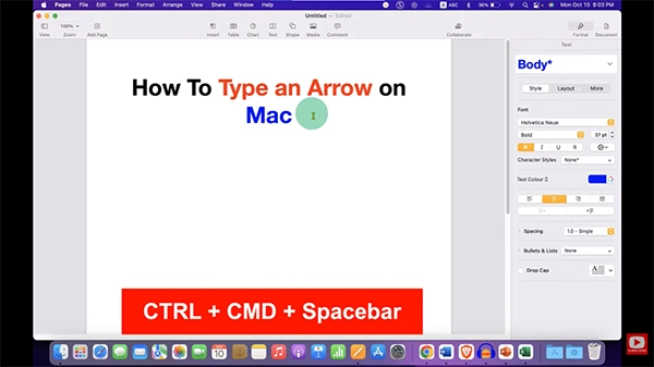 On your keyboard, type the shortcut Ctrl+CMD+Spacebar.&nbsp;