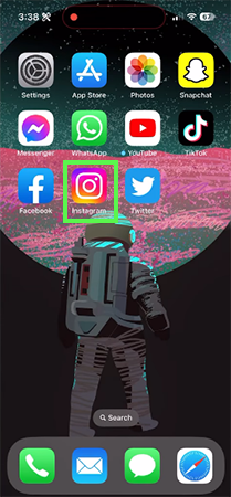 Open Instagram
