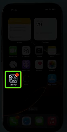 Open Settings