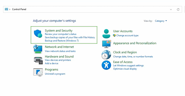 Open system and security