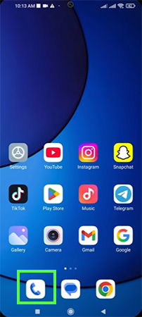 Open the Phone app