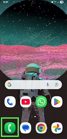 Open the Phone appp