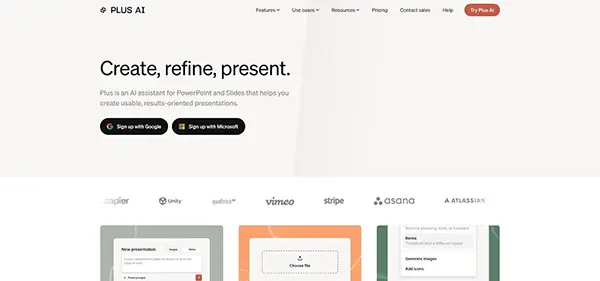 Plus AI Google Slides and PowerPoint sidebar for teachers