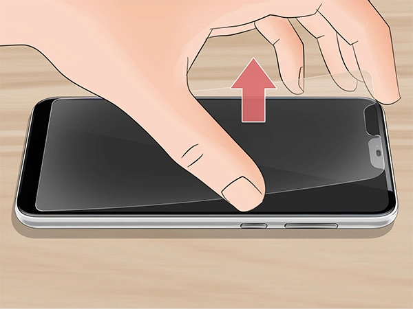 Remove the cover and screen protector