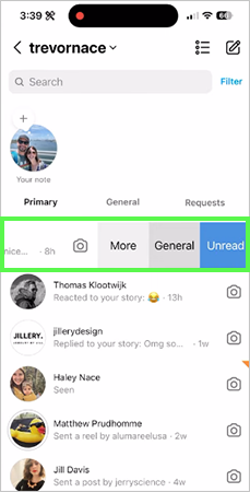 Slide the message from right to left