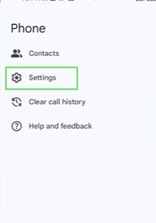 Tap Settings