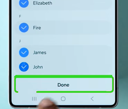 Tap on Done