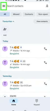 Tap the three-dot menu.