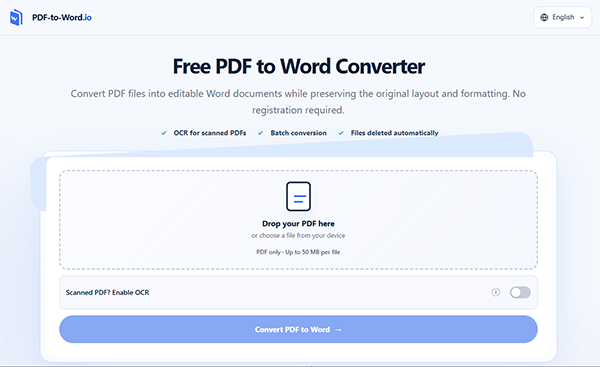 Text-based to Scanned PDF Editable