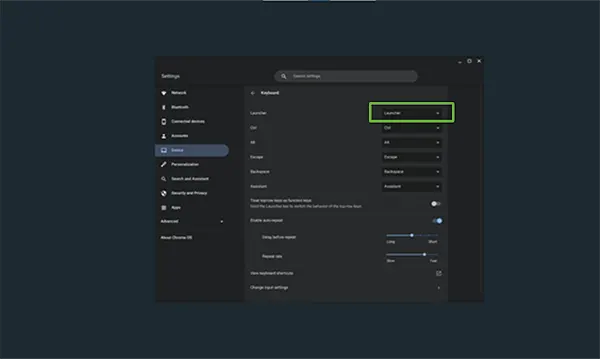 To disable this setting and get back to normal typing, set this option back to Launcher.&nbsp;