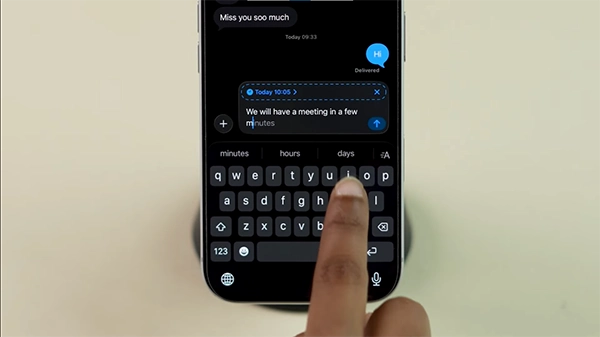 Type your text message.