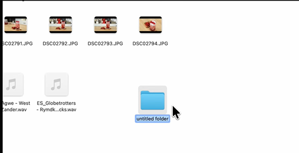 Your new folder is created.&nbsp;