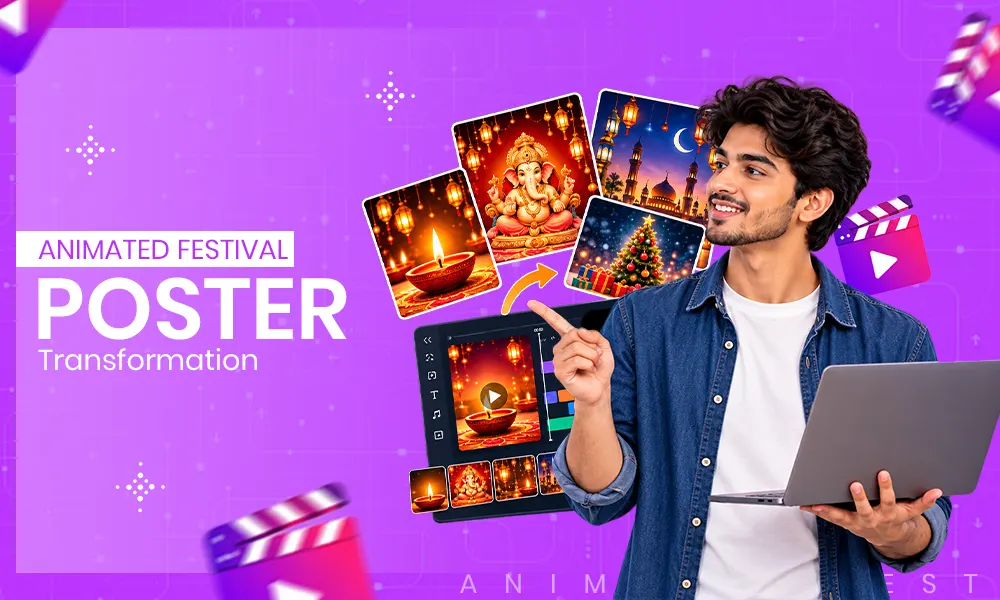 Turn Festival Posters into Animated Celebration Reels