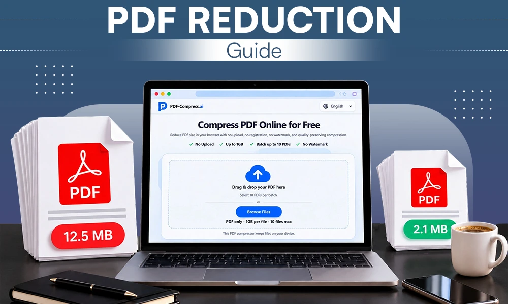 How to Reduce PDF File Size Before Uploading with PDF-Compress.ai