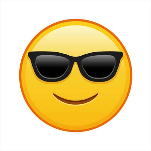 sunglasses emoji.